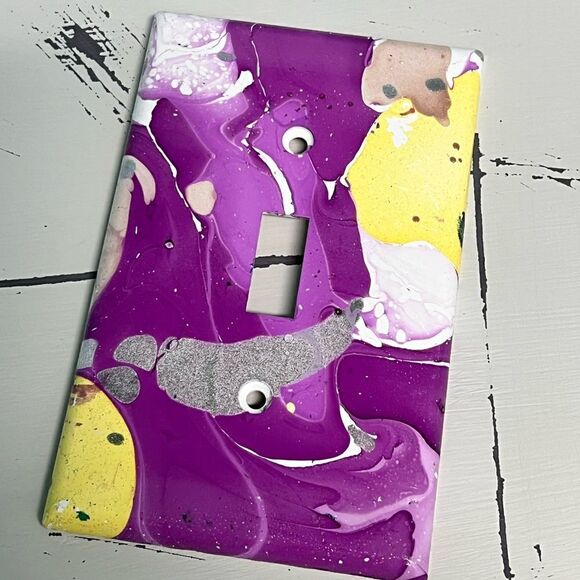 Hand Crafted Other - HANDCRAFTED Hand-Painted Light Switch Wall Pl…